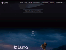 Tablet Screenshot of meetluna.com